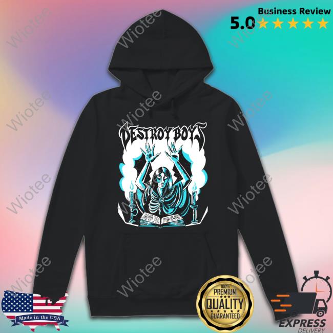 Destroy Boys Merch Destroy Boys Witchy Black Tee Destroy Boys Merch Destroy Boys Witchy Black Shirts