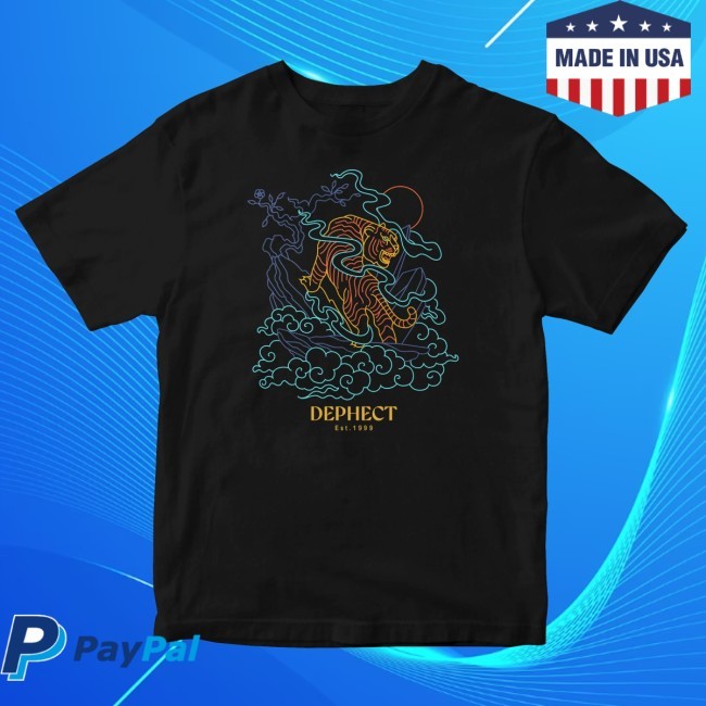 Tiger T-Shirt / Black / by Heeey Tee
