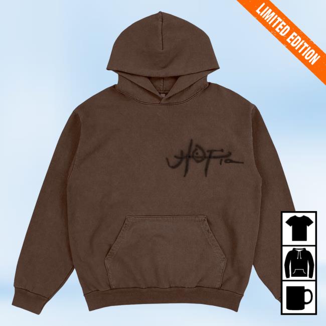 Official Travis Scott Merch Store Travis Scott Utopia A2 Pullover Hoodie Brown TravisScott Shop