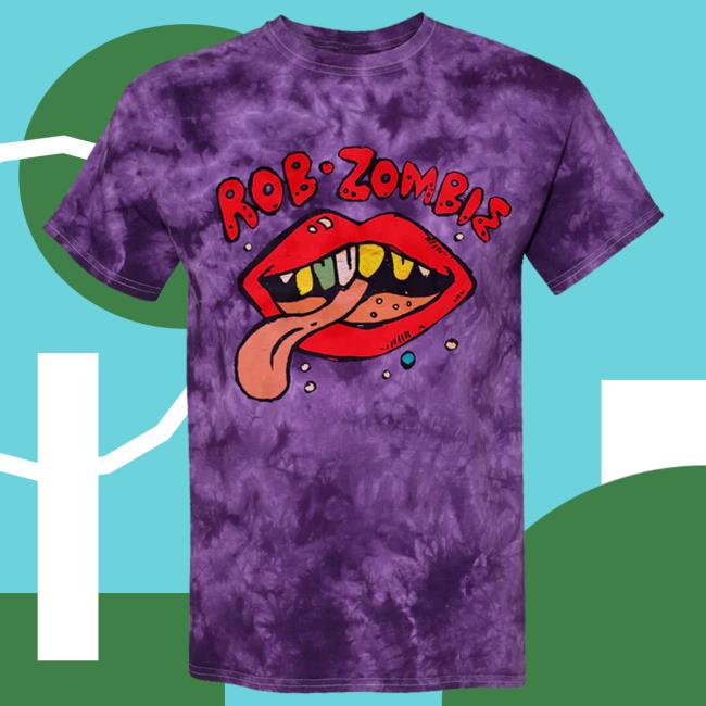 Rob Zombie Ghost Lips Tee Rob Zombie Merch Shop