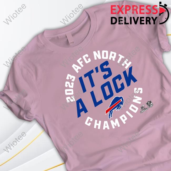 Buffalo Bills It's A Lock Crew Official Nike Buffalo Bills 2023 AFC East Division Champions Sweaters