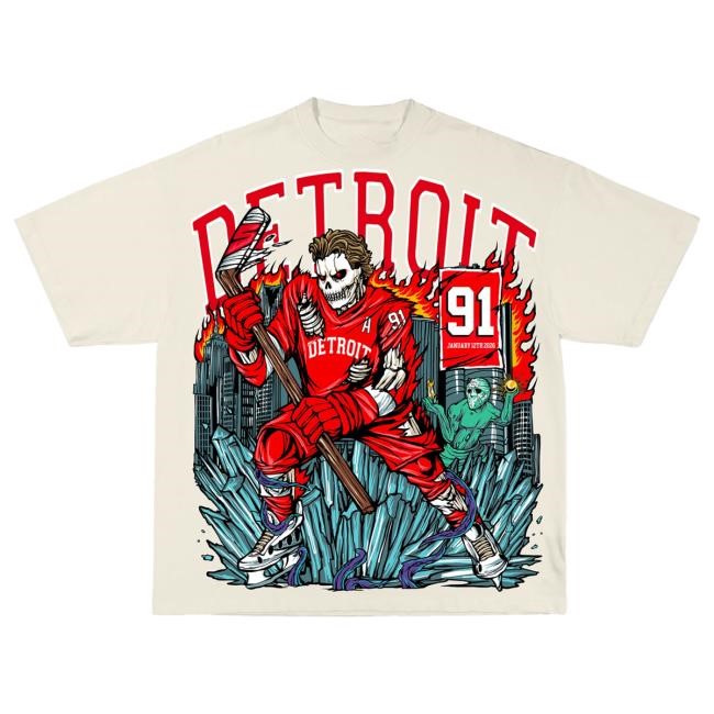 LEGACY 91 Cream Tee – Collector Style Fan Gear by Sana Detroit