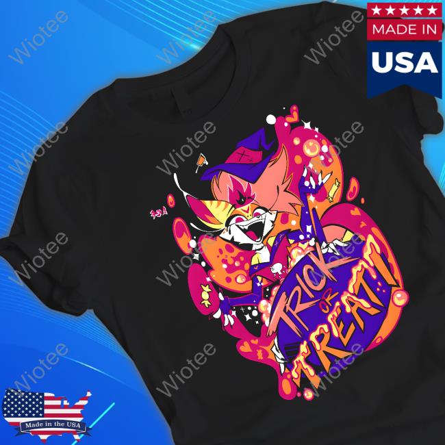 Hazbin Hotel Merch Beelzebub TRICK OR TREAT T-Shirt Beelzebub TRICK OR TREAT Crewneck Sweatshirt