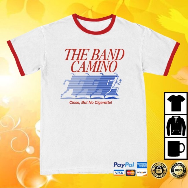Official No Cigarette Ringer New Tee - The Band Camino Merch
