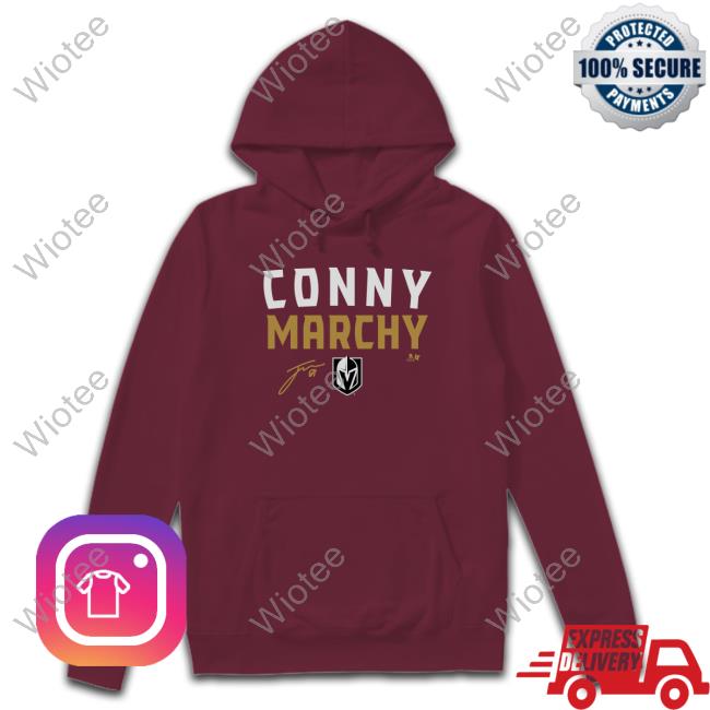 Breaking T Conny Marchy Crewneck Sweatshirt Vegas Golden Knights Conny Marchy Hoodie