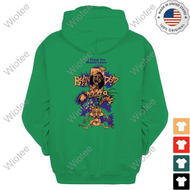 Brain Dead X I Think You Should Leave Long Sleeve T Shirt Brain Dead I Think You Should Leave Tee Shirt