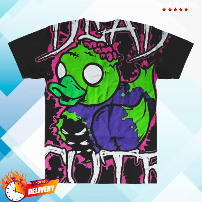 Official Artist Shot Cupcake Cult Zombie Duck All Over Print Tee Artistshot Official Artist Shot Cupcake Cult Zombie Duck All Over Print Shirt New Artistshot