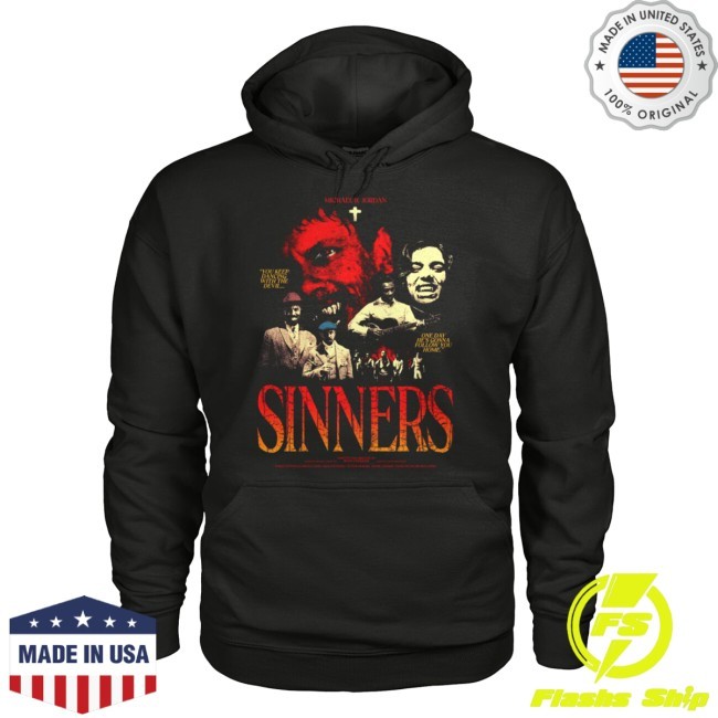 Sinners (2025) Sweatshirt Hoodie Jake In Colour Sinners (2025) LS Hoodie Jake In Colour