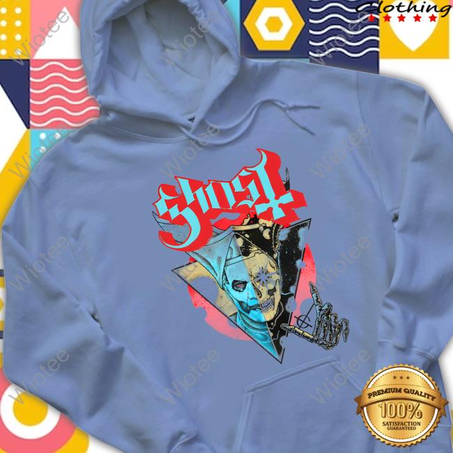 Official Ghost Store Split Faces Tee Shirt Ghost Store Split Faces Crewneck Sweatshirt