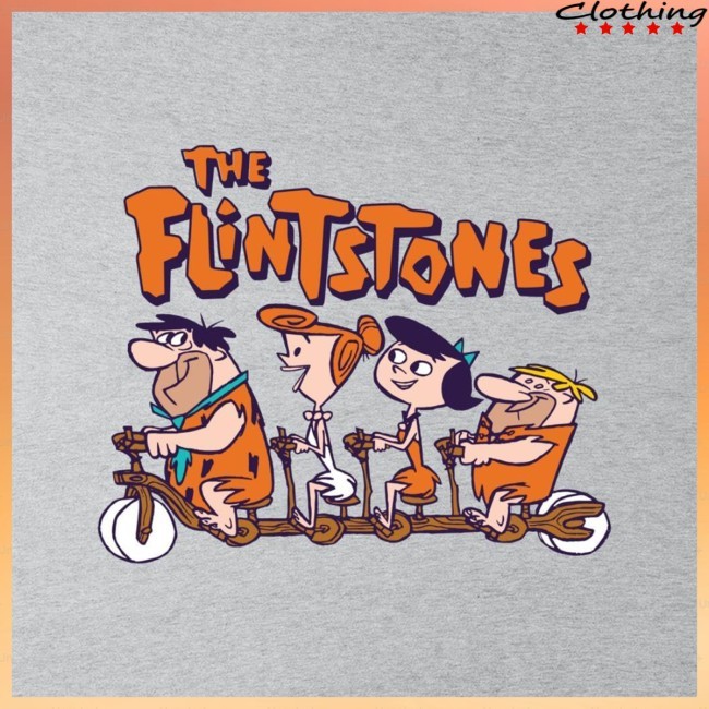 The Flintstones Tandem Bike New Shirt The Flintstones