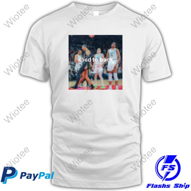 Official Bleacher Report A’Ja Wilson Back To Back T Shirt
