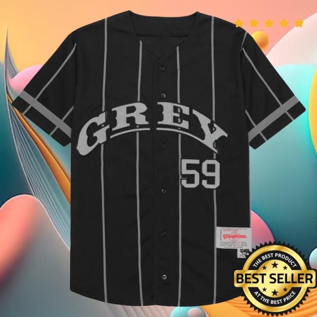 Official G59 Records Merch G59 Zeph On Field Jersey (Black/Grey) Tee G59Records