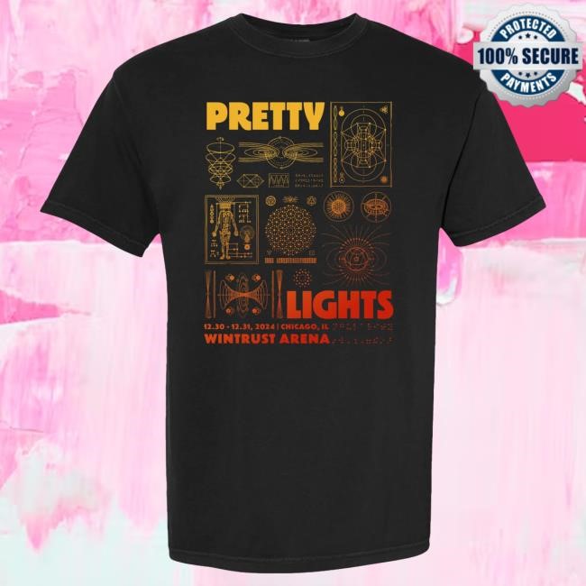 Official Pretty Lights Merch Store Lucid Livestream @ Wintrust Arena Tshirt