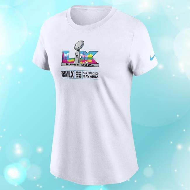 Graphic Women Super Bowl LIX Nike Bay Area Logo Shirt NFL