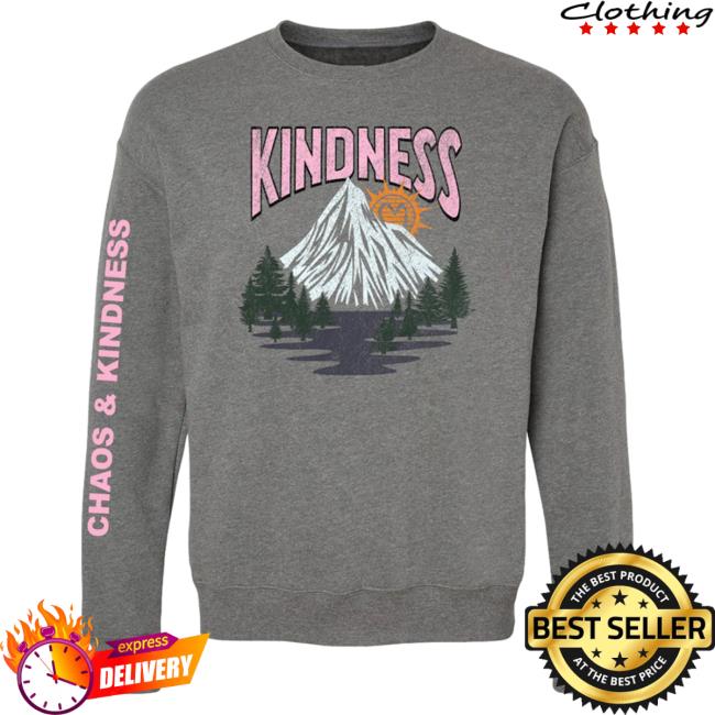 Official Chaos And Kindness Store Kindness Rises Hoodie Deep Heather