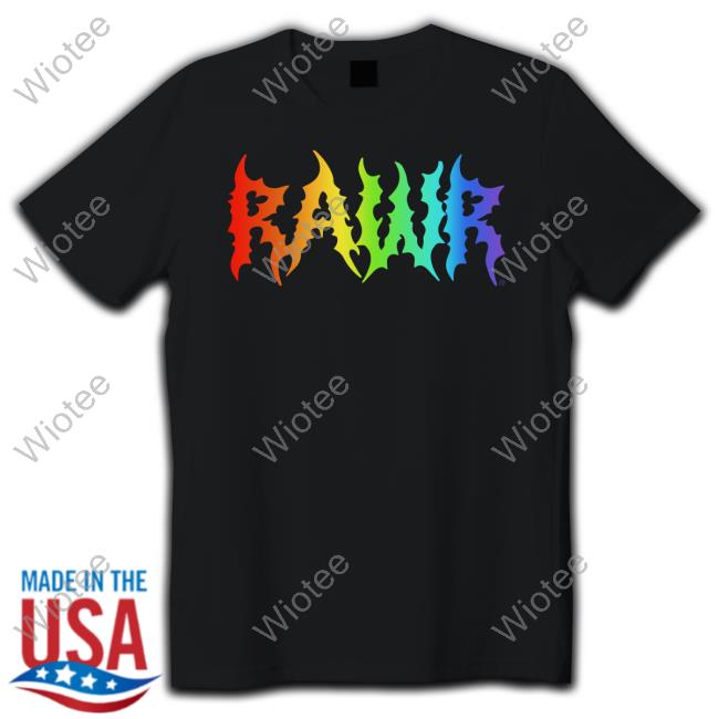 Izzzyzzz Rawr Black Tee Shirt