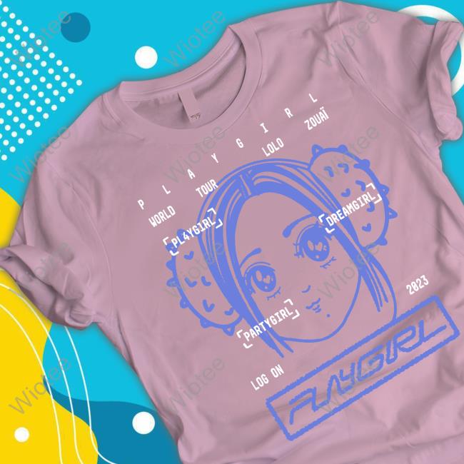 Official Playgirl Merch World Tour Lolo Zouaï 2023 Shirt Playgirl World Tour Lolo Zouaï 2023 Shirt