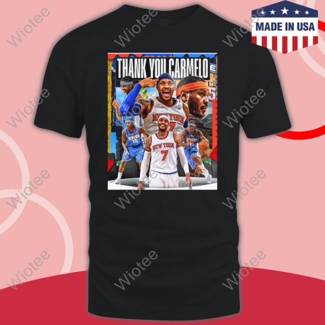 Official Thank You Carmelo Tee Shirt