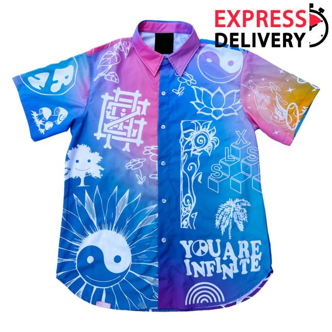 Official My Name Is Griz Merch Shop GRiZ Sun-Time Button Up Tees MynameisGriz Store