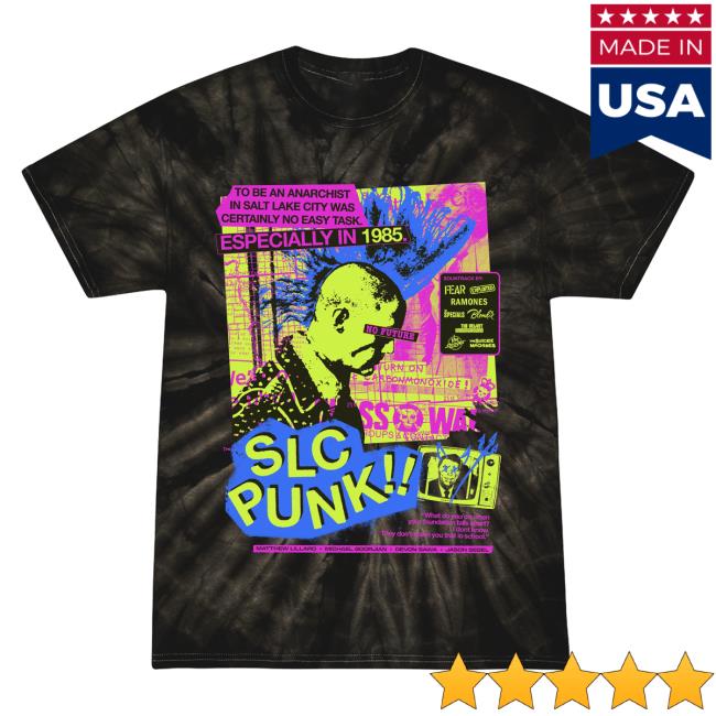 Official Studiohouse Designs Slc Punk Tie Dye Shirt New Black