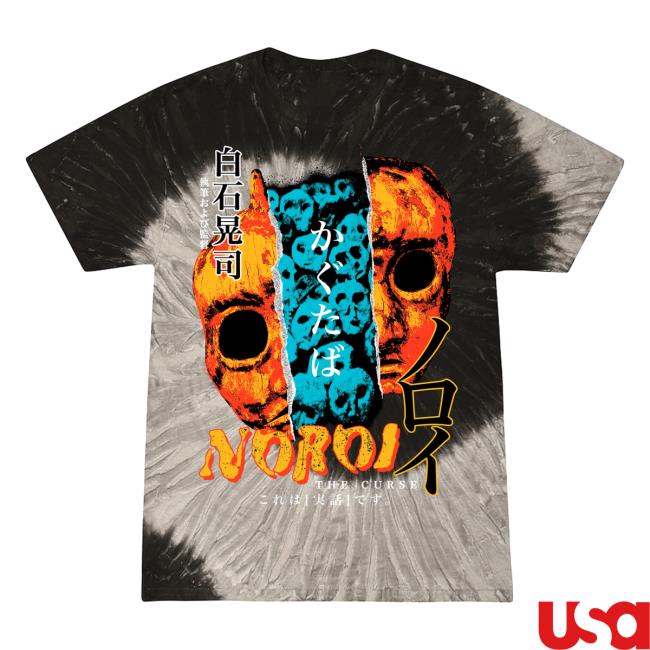 Official Studiohouse Designs Noroi: The Curse) Tie Dye Shirt New Grey