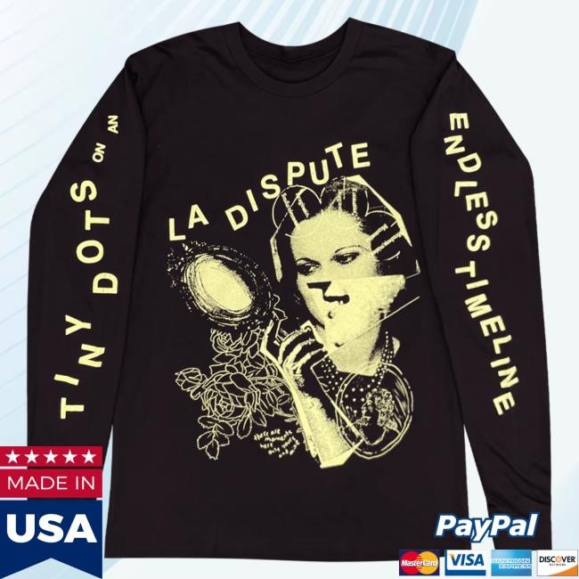 Official Hello Merch La Dispute Tiny Dots LS T Shirt (Euro ROTH tour print) HelloMerch