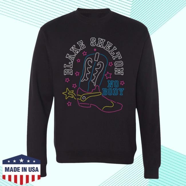 Apparel Blake Shelton | Official Store Blake Shelton No Body Sweatshirt
