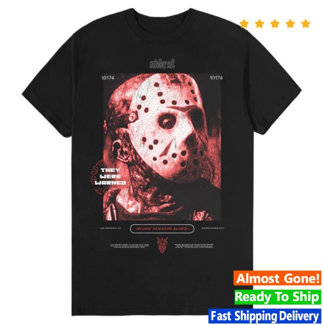 Official Outsider Cult Apparel Masked Menace They Were Warned Shirt