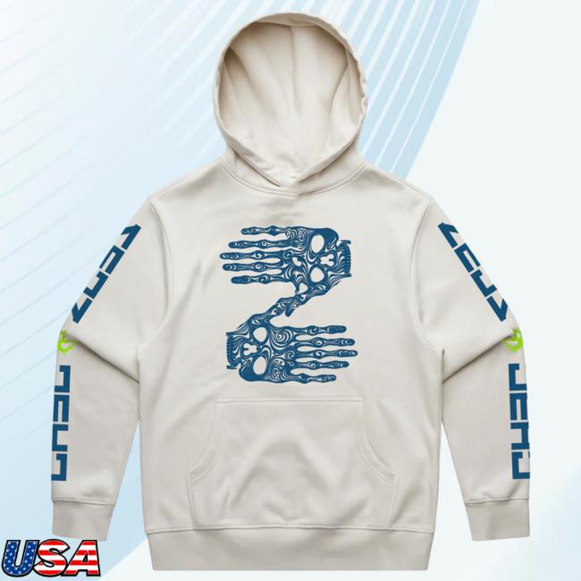 Zeds Dead - Obey - Relaxed Hoodie - Natural Crewneck Sweatshirt