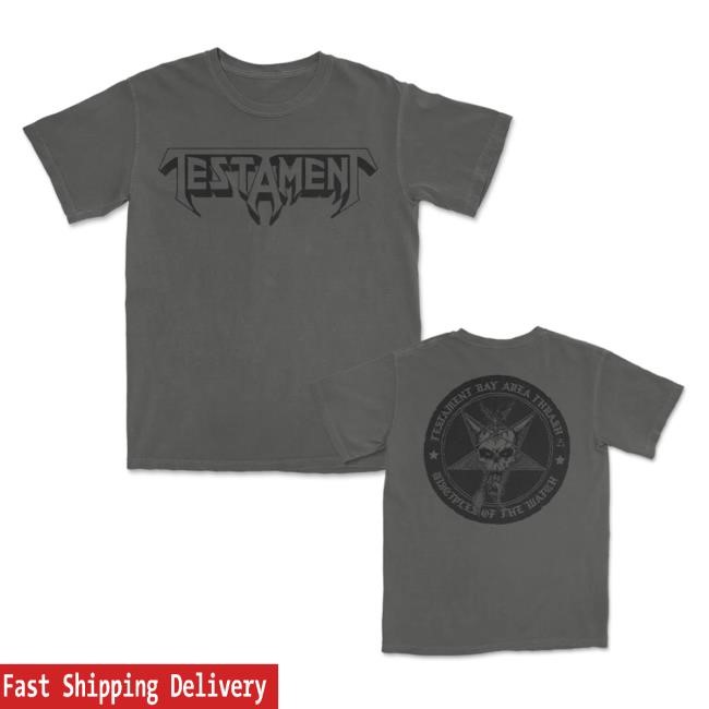 Bay Area Thrash Blackout Tee Shirt – Testament Shop