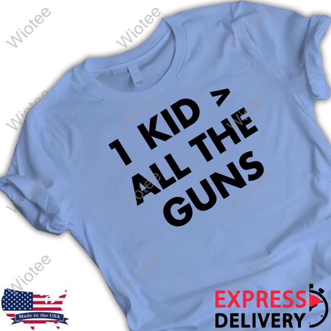 Official 1 Kid All The Guns T Shirts 1 Kid > All The Guns Long Sleeve T Shirt