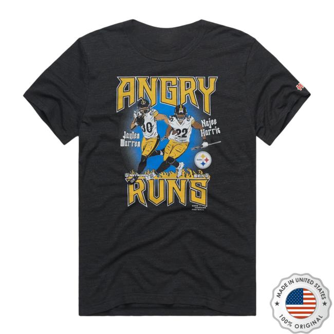 Angry Runs Steelers Warren And Harris Shirts Homage Apparel Clothing Shop