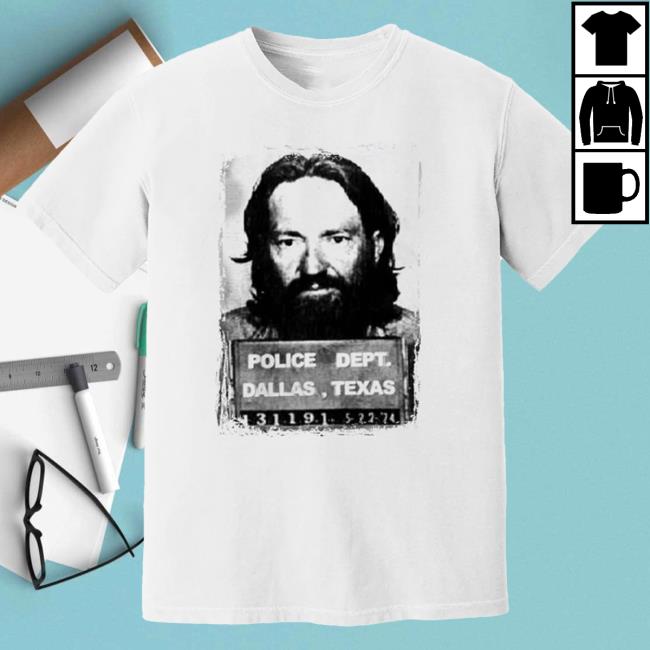 Official Willie Nelson Merch Store Willie Nelson Mugshot Popover Shirt Willie Nelson Apparel Clothing Shop WillieNelson