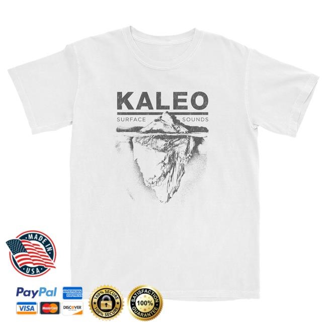 Official Kaleo Merch Shop | Surface Crest White Tank Top Tee | Kaleo Clothing Apparel Officialkaleo