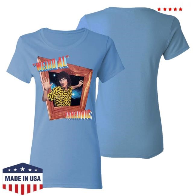 Official Weird Al Yankovic IN-3D Blue Shirts - Womens "Weird Al" Yankovic Official Weird Al Yankovic IN-3D Blue Top Shirt - Womens "Weird Al" Yankovic