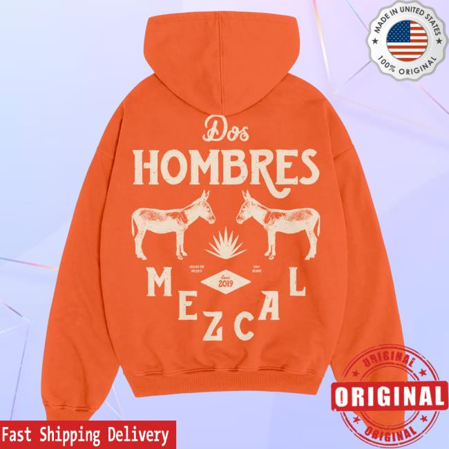 Official Dos Hombres Merch DosHombres Dos Hombres Orange Hood