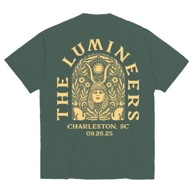 Official Lumineers Store The Lumineers Automatic September 26th Charleston Event Top Shirt Official Lumineers Store The Lumineers Automatic September 26th Charleston Event T Shirt