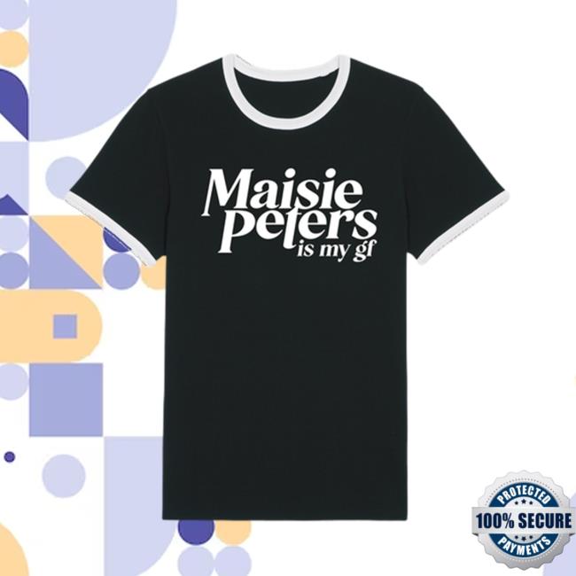 Maisie Peters Merch Maisie Peters Is My Gf Ringer Black Top Shirt
