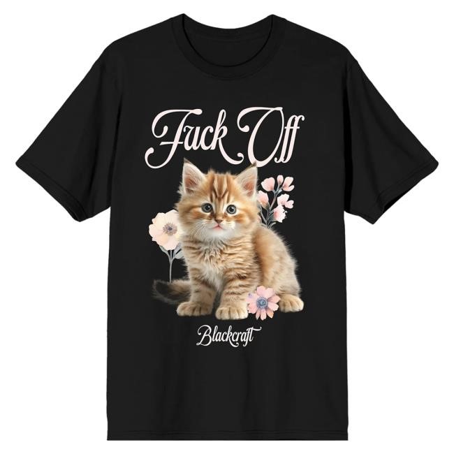 Official Blackcraft Clothing Blackcraft F Off Cat Tees