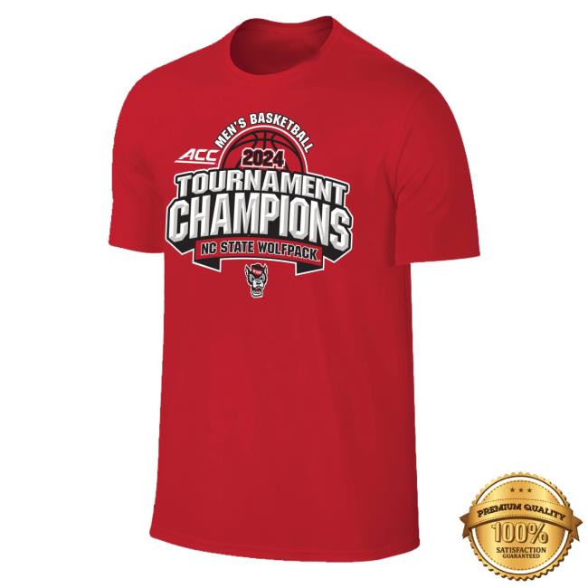 NC State Wolfpack Red 2024 ACC Men's Basketball Champions Shirt NC State Wolfpack Red 2024 ACC Men's Basketball Champions Shirts