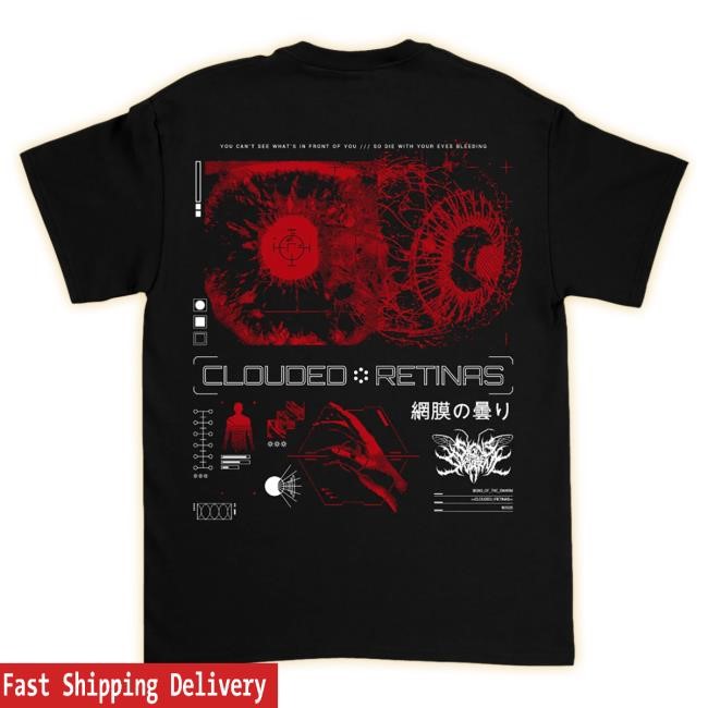 Official Indie Merch Store Signs Of The Swarm Clouded Retinas T Shirt IndieMerchStore