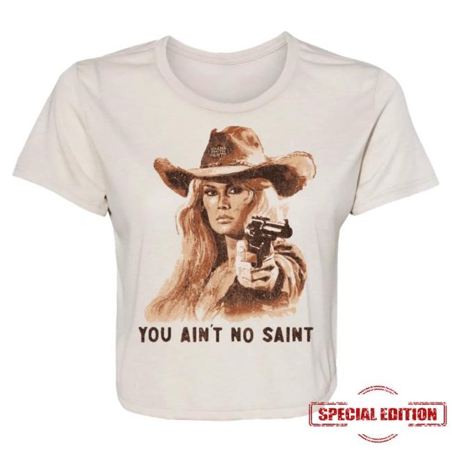 Official Shane Smith and the Saints Ain't No Saint Crop Top Shirts