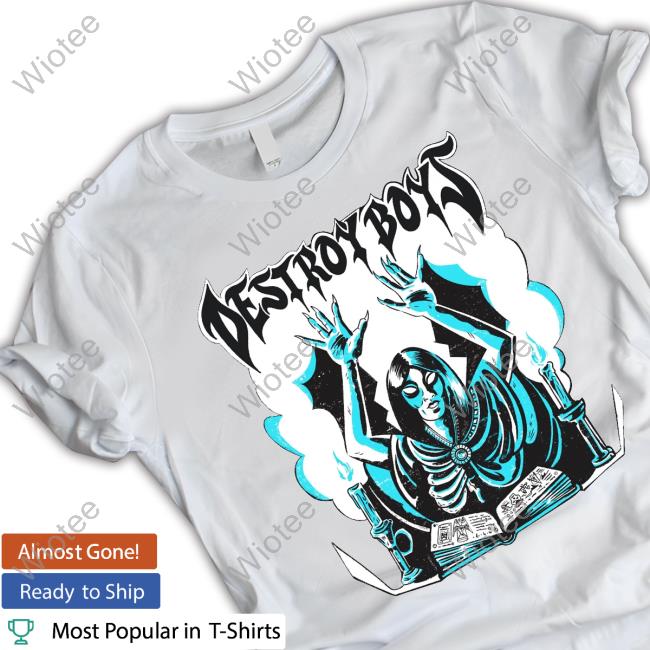 Destroy Boys Merch Destroy Boys Witchy Black Tee Destroy Boys Witchy Black T Shirts