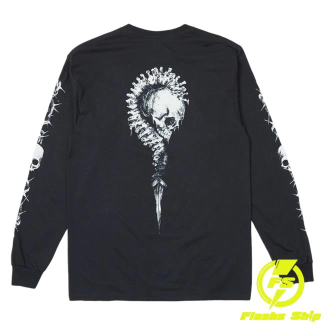 Official Svdden Death Merch Spine Long Sleeve Shirts Svddendeath Official Svdden Death Merch Spine Long Sleeve Svddendeath