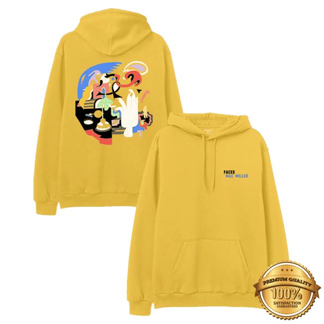 Official Mac Miller Merch Store Mac Miller Faces Crewneck Sweatshirt Mac Miller Clothing Apparel Shop MacMiller