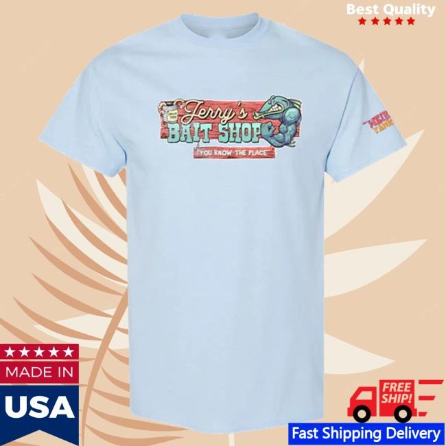 Official Weird Al Yankovic Jerry's Bait Shop Tee "Weird Al" Yankovic Official Weird Al Yankovic Jerry's Bait Shop Shirt "Weird Al" Yankovic