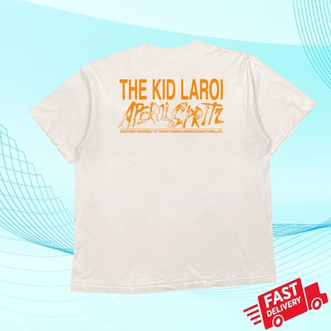The Kid LAROI Merch Aperol Spill Tee Kid LAROI Store The Kid LAROI Merch Aperol Spill S/S Tee Kid LAROI Store