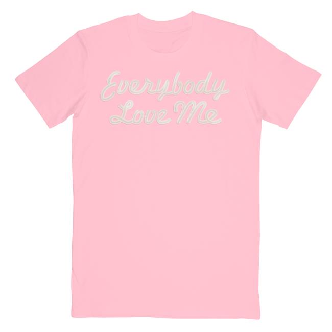 Official Anne-Marie Merch Store Anne Marie Everybody Love Me T-Shirt Pink Anne - Marie Apparel Clothing Shop AnneMarie