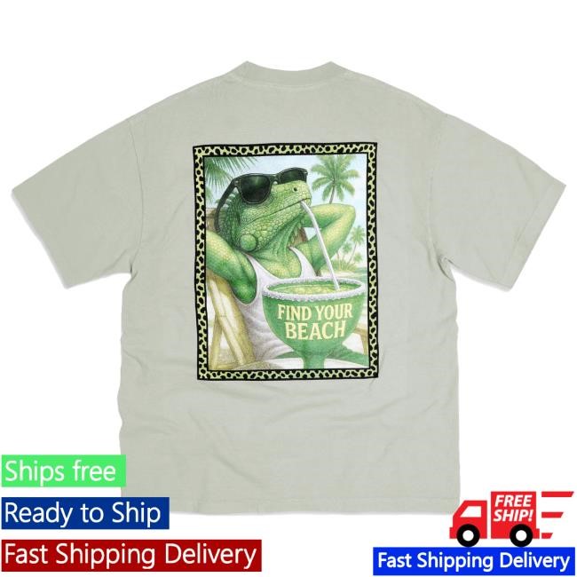 Official Jiberish Clothing Jiberish Find Your Beach Sage Shirt Official Jiberish Clothing Jiberish Find Your Beach Sage Shirt