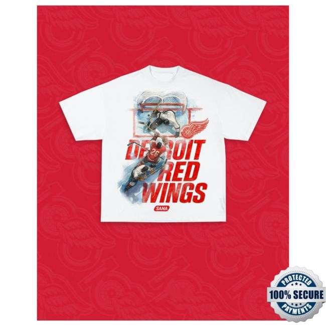 Official Sana Detroit Sana X Red Wings Top Shirt